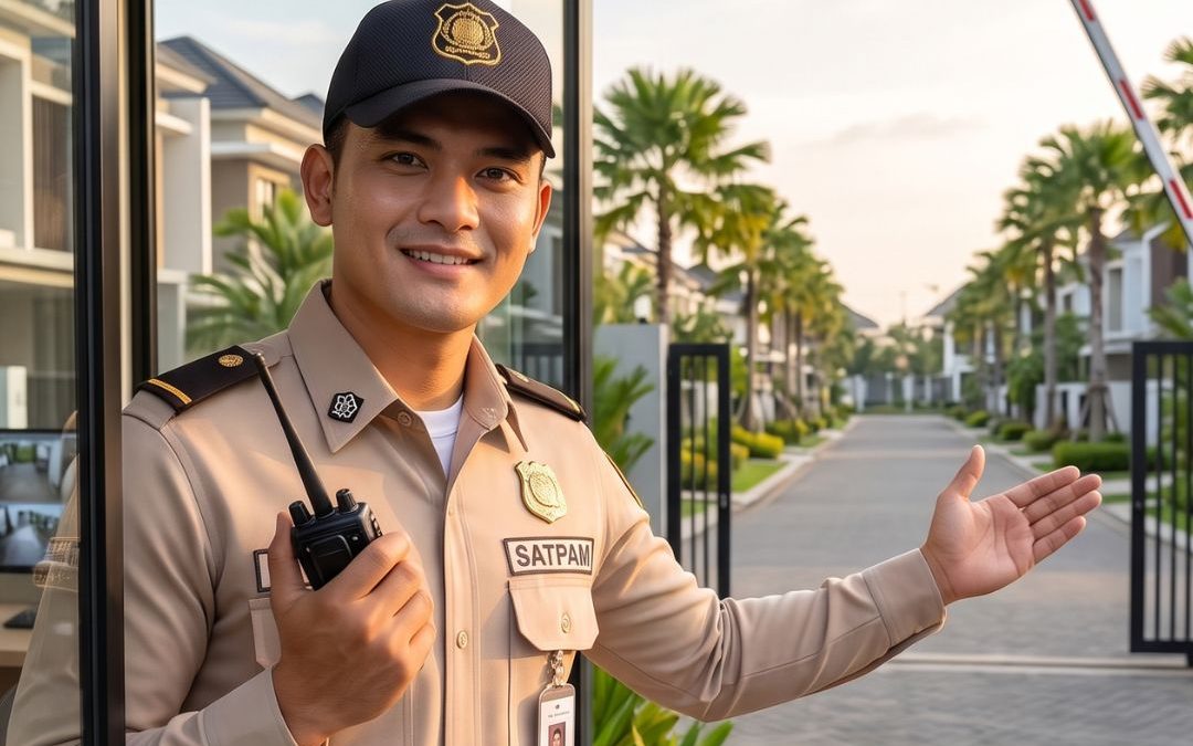 Layanan pengamanan Sukabumi untuk kawasan perumahan dan properti dengan pengawasan akses, patroli lingkungan, pencatatan tamu, serta penanganan awal terhadap gangguan keamanan.