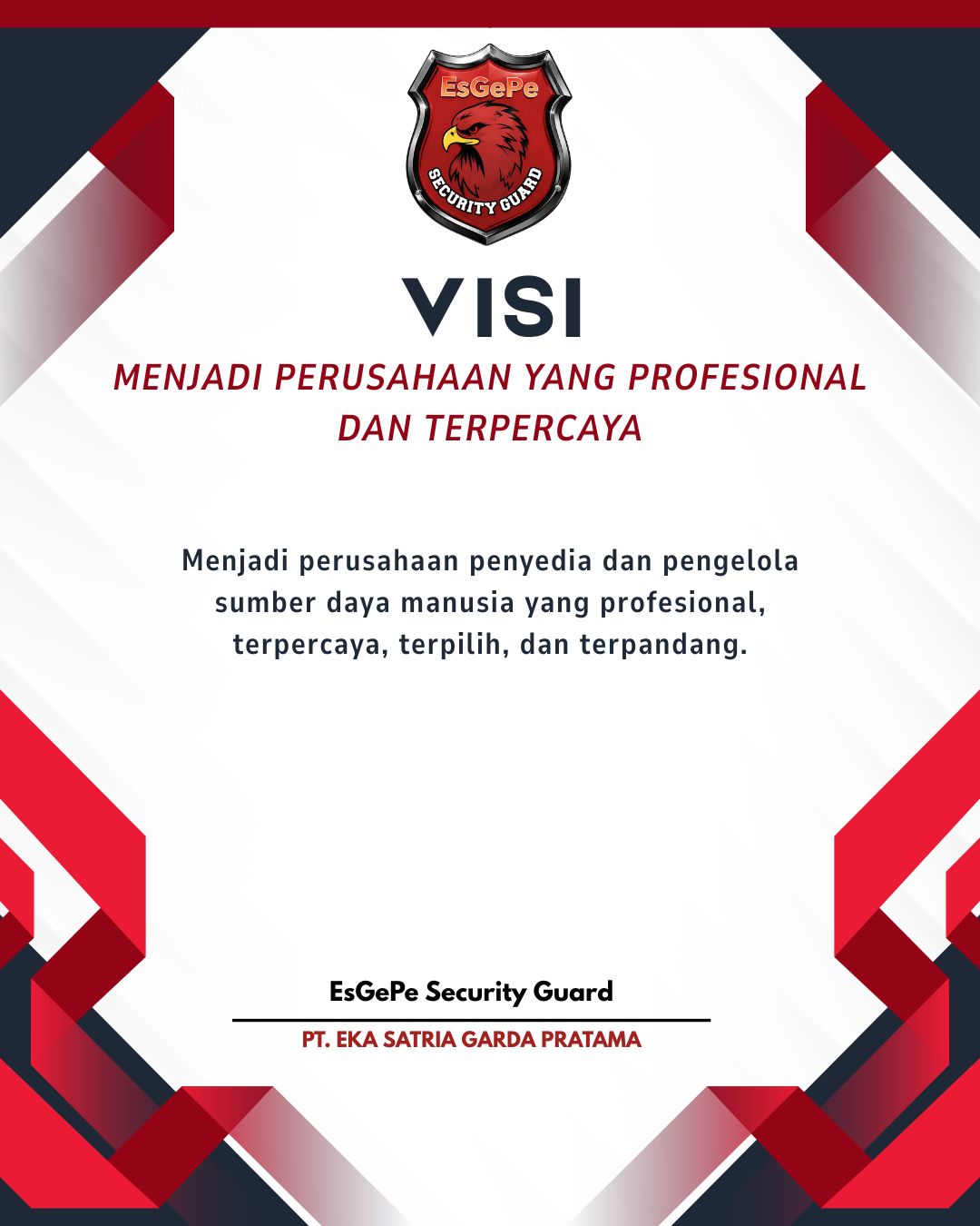 Menjadi Perusahaan yang Profesional dan Terpercaya